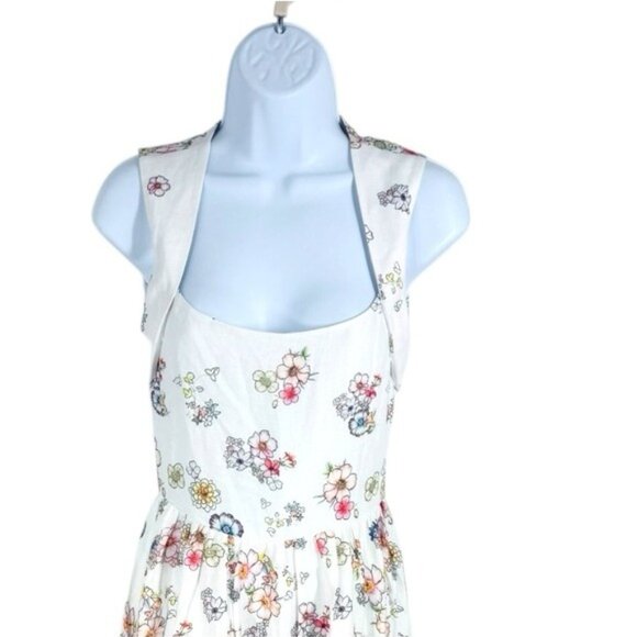 Gül Hürgel Pesco Floral Linen Midi Dress NWT Size M - Picture 3 of 10